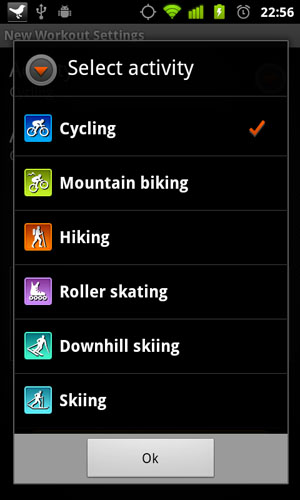 Revizuirea tracker-ului sport pentru Android