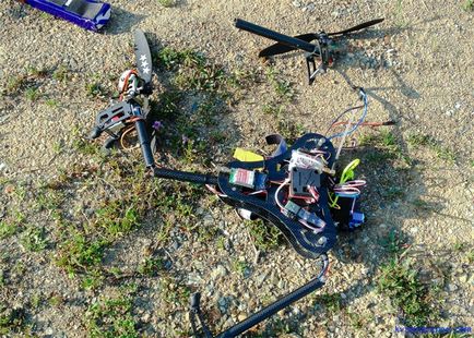 Alapvető hibaelhárítás quadrocopter és hogyan kell megoldani őket, és quadrocopter herék