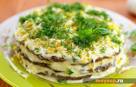 Máj torta - egy gyors lépésről lépésre recept fotók