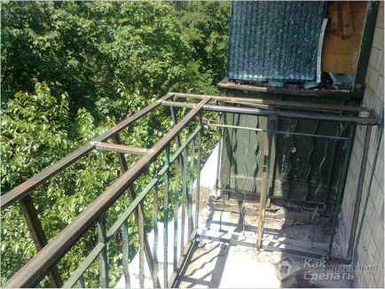 Pregătirea balconului pentru geamuri - lucrări preliminare pe geamurile balconului