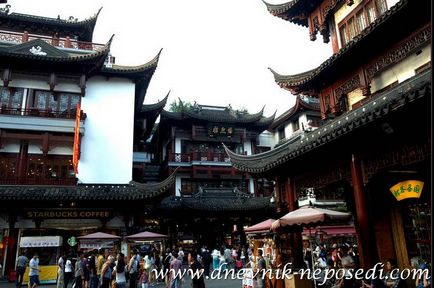 Yuyuan kertek és az utcai Yu Yuan Sanghajban, napló nyugtalan (Shanghai) Yuyuan kertek és az utcai Yu Yuan Sanghajban, napló nyugtalan