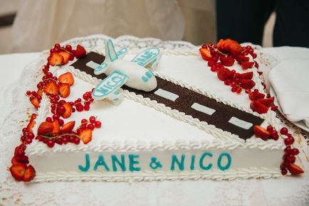 Samoletnaya esküvői Jane & amp; nico