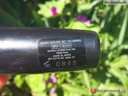 Туш для вій sensai kanebo 38c mascara - «ідеальна туш, не обсипається, сидить як друга шкіра, до