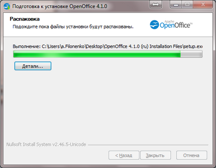 Telepítése Apache Open Office 4 mocrosof windows 7