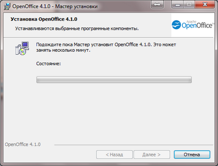 Telepítése Apache Open Office 4 mocrosof windows 7