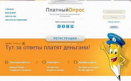 Заробіток на опитуваннях відгуки заробіток, опис і дохід