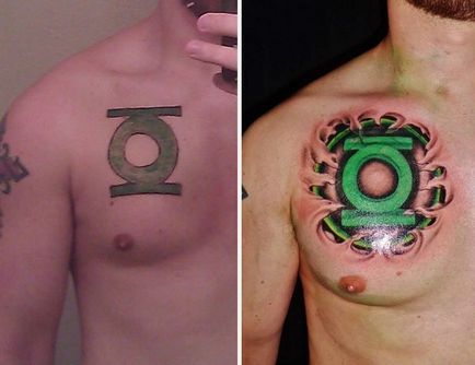 25 Exemple de suprapunere teribilă a tatuajelor vechi, care demonstrează că nu este un tatuaj rău