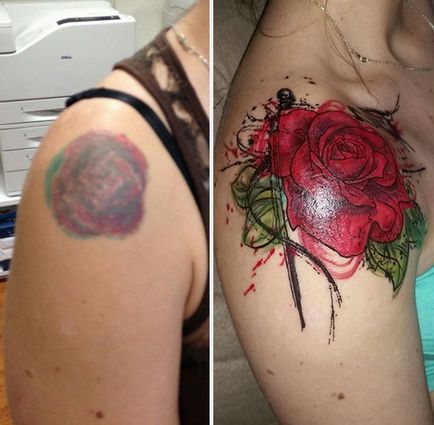 25 Exemple de suprapunere teribilă a tatuajelor vechi, care demonstrează că nu este un tatuaj rău