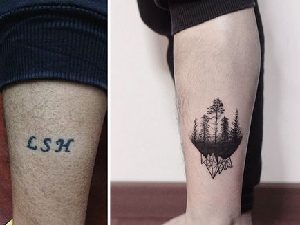 25 Exemple de suprapunere teribilă a tatuajelor vechi, care demonstrează că nu este un tatuaj rău