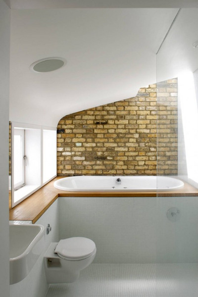 30 Стильних ванних з цегляною кладкою - hd interior