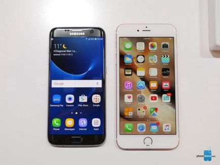 5 Причин чому новий galaxy s7 edge краще iphone 6s plus