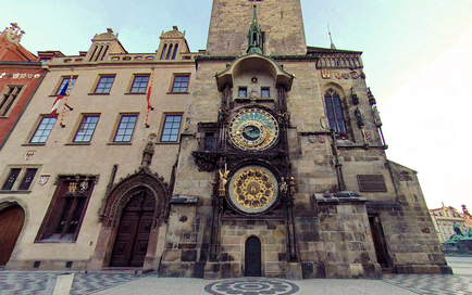 Și ei bifează, de asemenea, uimitorul ceas din Praga, pe care îl puteți învăța mai multe tipuri de timp imediat