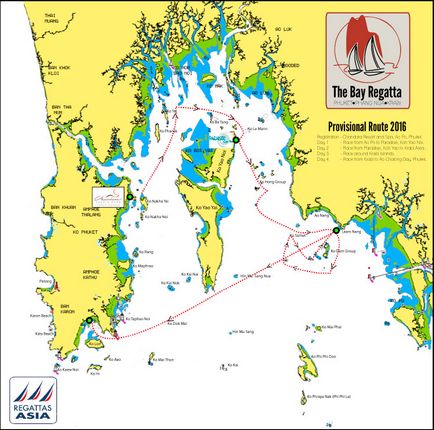 Bay regatta буде 15-19 лютого 2017 - це вітрильна регата на Пхукеті в Таїланді