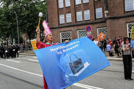 Zavargások Hamburg szemével résztvevők „megy a g minden 20! 