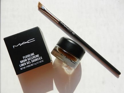 Блог доброго мурсіка) mac fluidline brow gelcream гелева підводка для брів і кисть 266 small