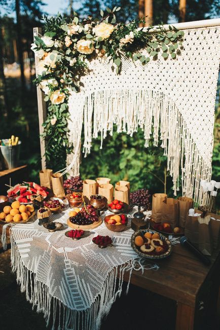 Boho erdő esküvő Eugene és Anastasia