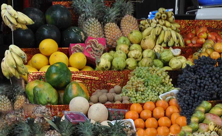 Prețurile pentru mâncare în fructe Goa, alimente, alcool și cafenea