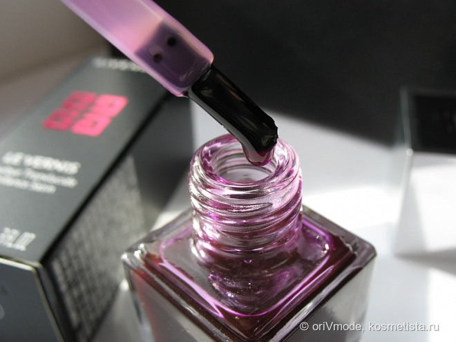 Чорнильна акварель або ягідне желе лак для нігтів givenchy le vernis # 31 purple ink з весняної