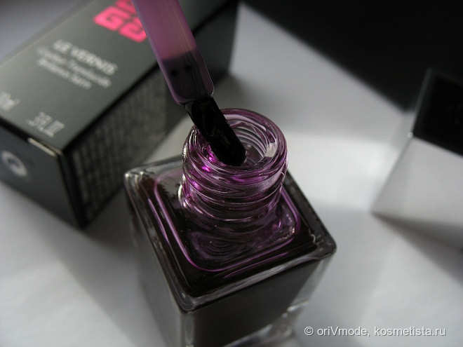 Чорнильна акварель або ягідне желе лак для нігтів givenchy le vernis # 31 purple ink з весняної