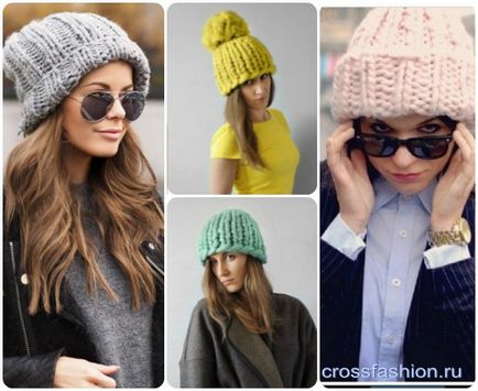 Grupul Crossfashion - o pălărie de tricotat mare, cu o clasă de masterat, cu scheme din blogul 