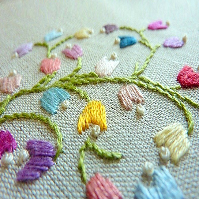 Flori de broderie