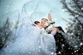 Dekoráció téli esküvői