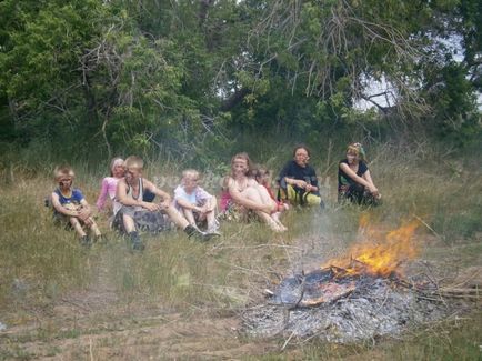 Ziua indianului în tabăra școlii