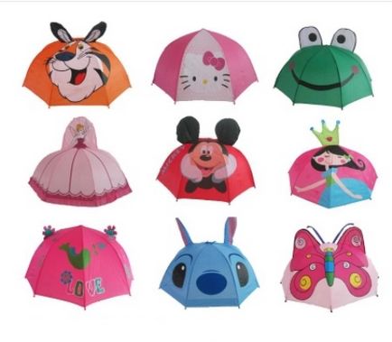 Modele umbrele pentru copii (85 fotografii) pentru copii cu zăvor, bastoane transparente pentru fete curcubeu