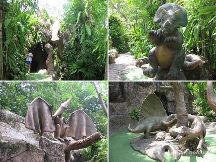 Dino parc mini-golf (dino parc mini golf) în Phuket - teleportare în perioada Jurassic