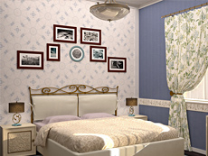 Дизайн інтер'єру вузької спальні (фото, прийоми, наші роботи) - арт проект г