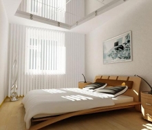 Designul unui dormitor într-un apartament, în clădire
