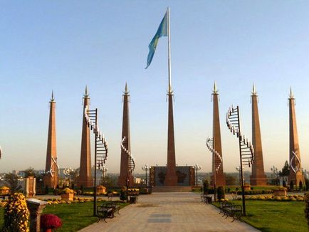 Jó, déli, napsütötte város Shymkent