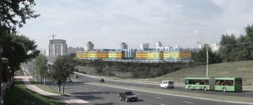 Megosztott építése a Leninsky kerület Minsk
