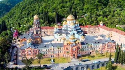 Пам'ятки і святині Новоафонского монастиря