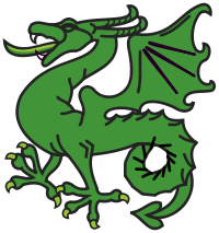Dragon în heraldică
