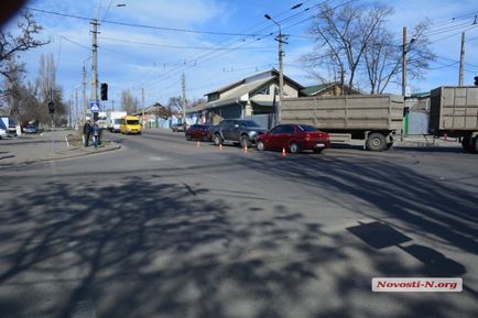 Crash la intersecția dintre Pușkin și Chigrin două fete în spital