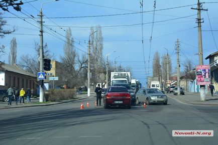 Crash la intersecția dintre Pușkin și Chigrin două fete în spital