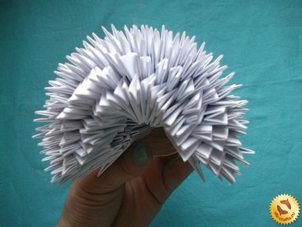 Arici din schema de montare a modulelor origami (detaliate)