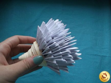 Arici din schema de montare a modulelor origami (detaliate)