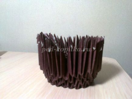 Hedgehog kúp a szakterületen moduláris origami