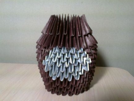 Hedgehog kúp a szakterületen moduláris origami