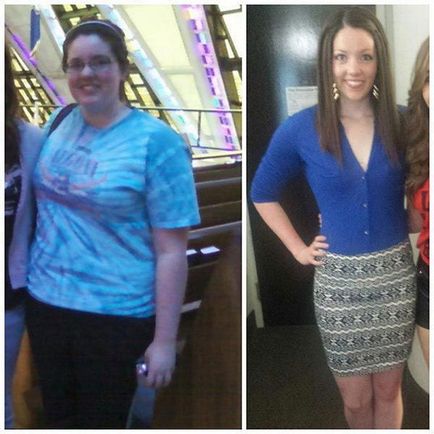 Fotografii înainte și după fete care au reușit să piardă o greutate excesivă semnificativă