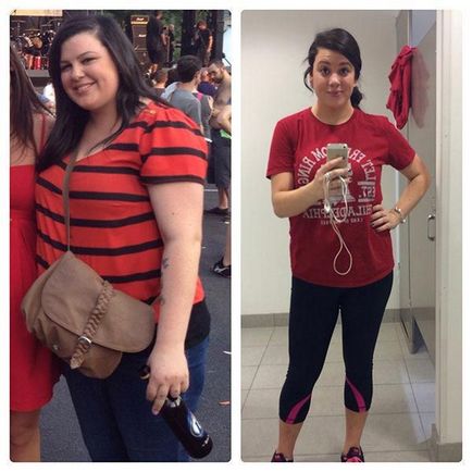 Fotografii înainte și după fete care au reușit să piardă o greutate excesivă semnificativă