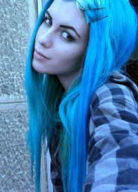 Păr albastru