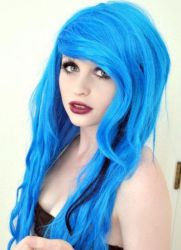 Păr albastru