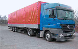 Transport de marfă cu camion (eurofură) la Moscova și intercity