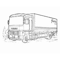 Вантажівки розмальовки для хлопчиків