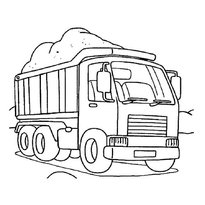 Вантажівки розмальовки для хлопчиків