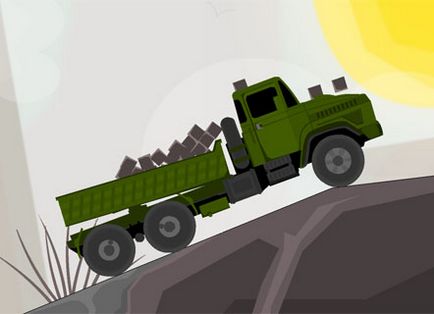 Гра перевезення каменів на вантажівці