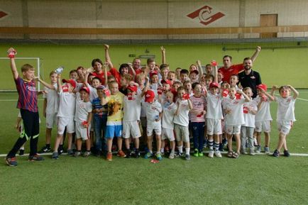 Гравці міні-футбольного «спартака» провели майстер-клас для учасників spartak camp